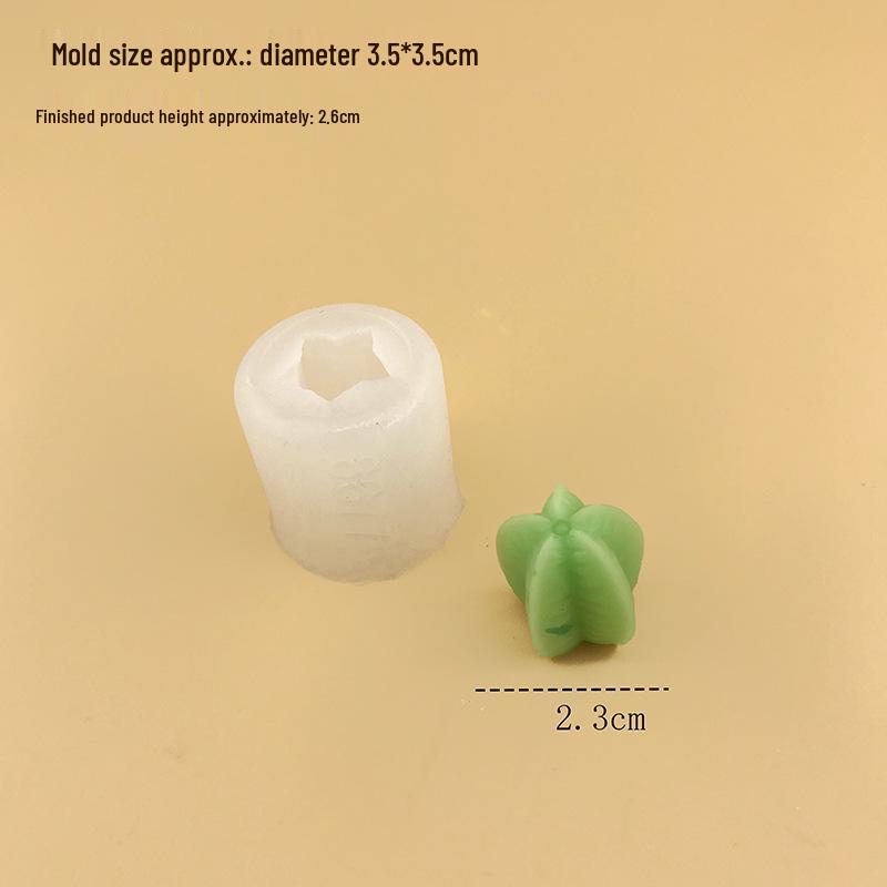 Mini silikonová forma na svírání nosu kaki pro DIY výrobu čokolády a pryskyřice