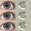 1Pair Gray Eye Color Lens Gray Colored Pupils for Eyes Natural Fashion Gray Lenses Korean Style Eye Brown Contacts