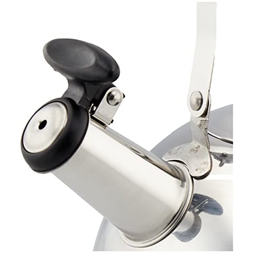 Pearl Metal Whistling Mini Kettle, 1.0L, Induction Compatible, Stainless Steel, Compact, HB-2202