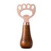 JOYBLISS 1PC Beer Bottle Opener Solid Wood Handle Stainless Steel Bottle Opener for Household Use
