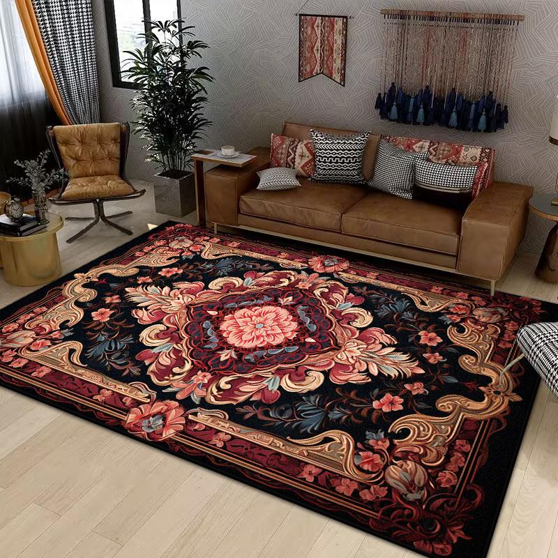 Retro Persia Carpets for Living Room Large Area Rugs Home Decor Hallway Boho Carpet Moroccan Bedroom Beside Floor Mat Luxury