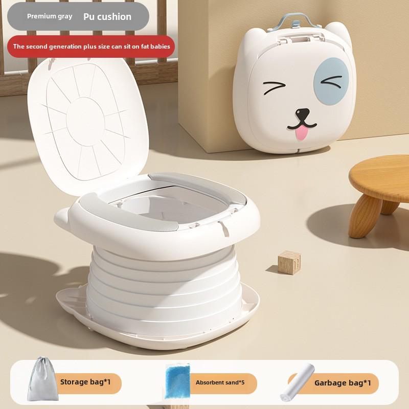 

Портативный детский дорожный туалет: Складной горшок для кемпинга и чрезвычайных ситуаций