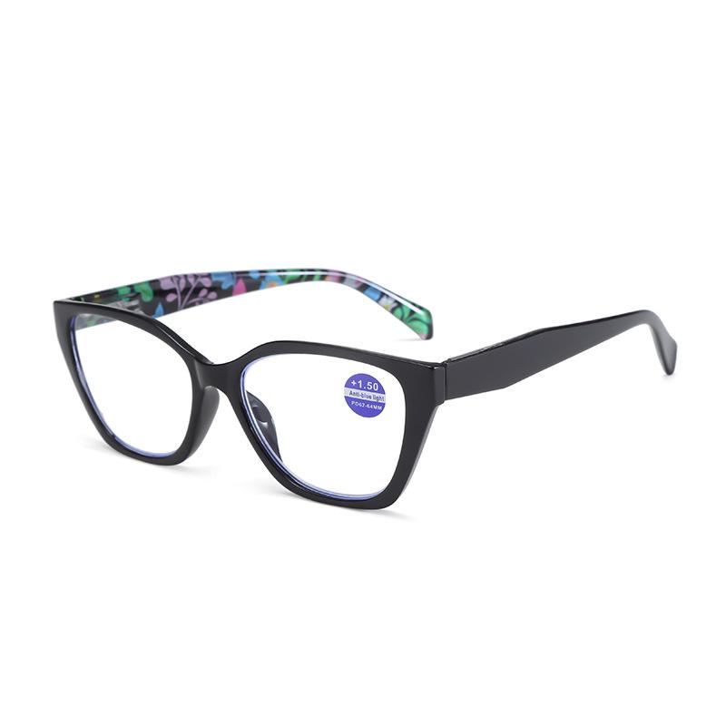 Hawksbill Reading Glasses Square Anti-Blue Reading Glasses Frame Glasses