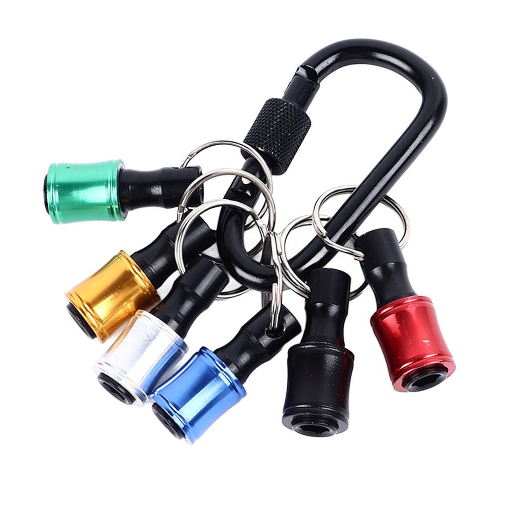 Keychain Drill Screw Adapter 14in Hex Shank Screwdriver Bit Holder Portable Fast Change Extension