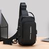 Fashion Men's Anti-theft Password Lock Chest Bag Portable Travel Shoulder Crossbody Bag Daily Commute Casual Sling Phone Bag