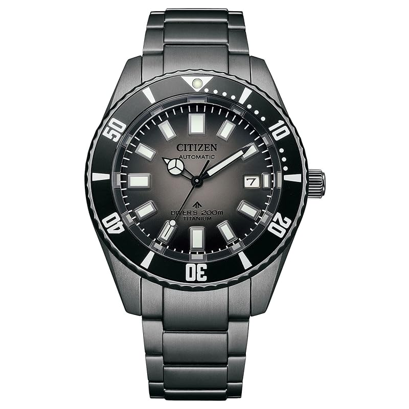 

[Citizen] watch pro master mechanical diver 200m waterproof black NB6025-59H men s