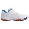 New LiNing Sound Waves 2 Generations Slip-Resistant Breathable Low-Top Badminton Shoes Unisex White Blue AYTR009-1