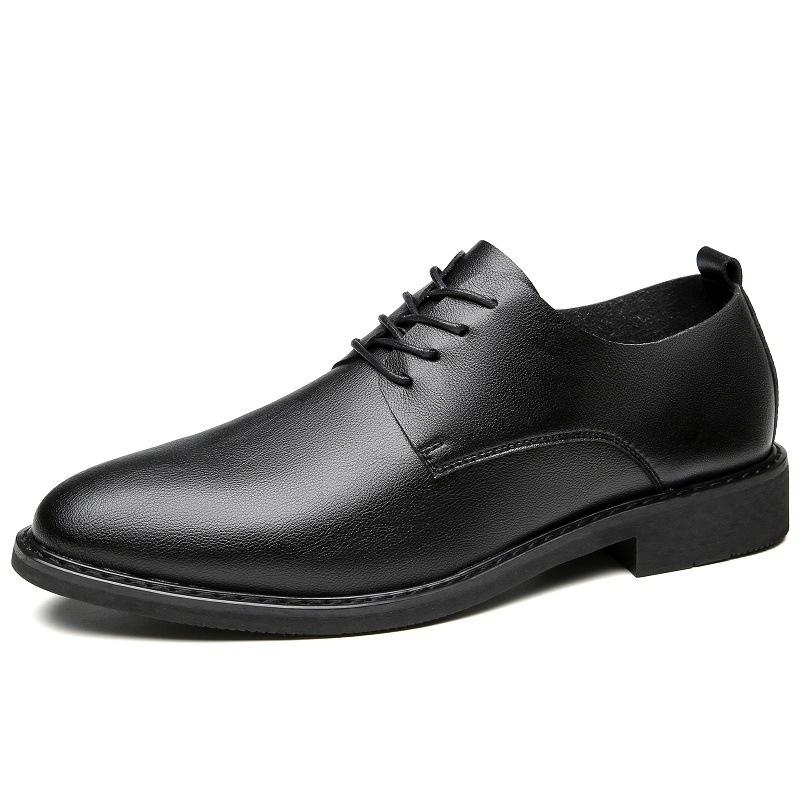 Formal Leather Shoes Business Casual Men's Shoes Youth Comfortable Soft Sole Leather Shoes