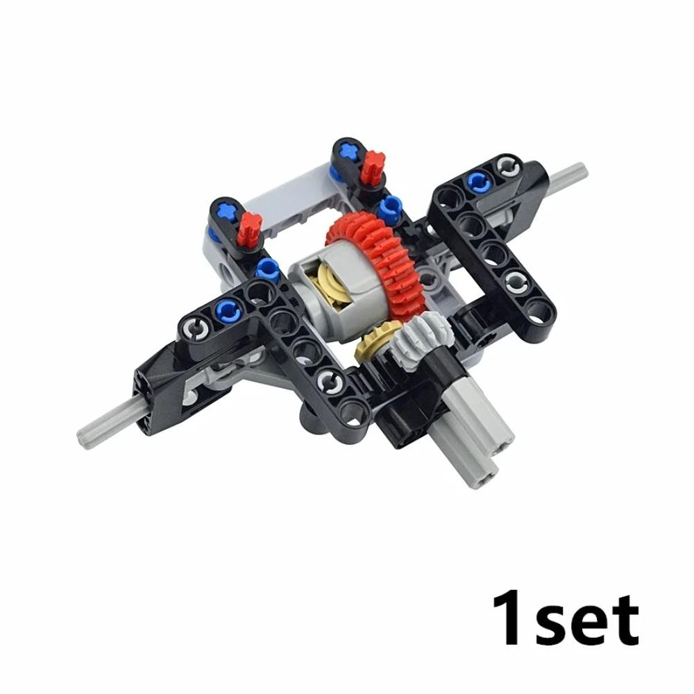 High-Tech Part Differential Gears MOC Technical Differential Building Blocks Mechanical Toys Compatible with 6573 62821 65414