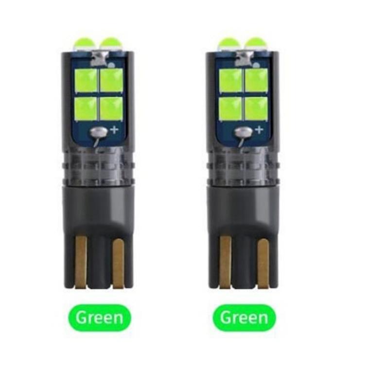 2pcs/High Quality T10 W5W Super Bright Car Interior Reading Dome Light Marker Lamp 168 194 LED Auto Wedge Parking Bulbs Orange