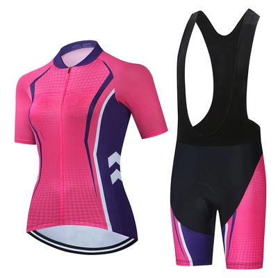 Ensemble de costume de cyclisme respirant d'été 2026 Vélo de montagne Femme Vêtements de sport pour femme Pas cher Vente en gros Vêtements pour femme Ensemble de shorts de cyclisme pour femme