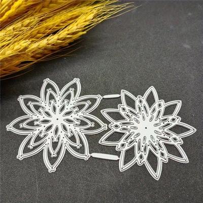 1 Stück Florale Metallschneidform für DIY Scrapbooking & Kartenherstellung - Perfekt für Vatertag, Muttertag, Abschlüsse, Lehreranerkennung, Geburtstage