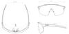 Sunglasses BLACK one size [Ku] MATT/GOLD