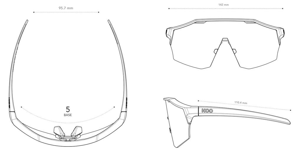 Sunglasses BLACK one size [Ku] MATT/GOLD