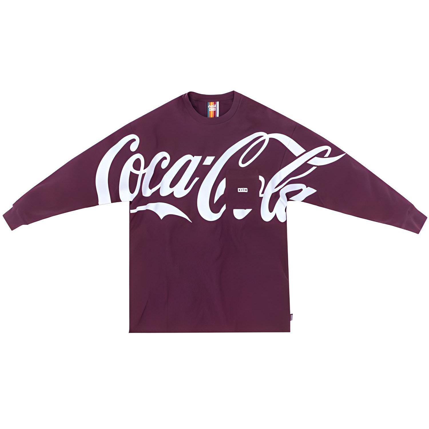

Футболка унисекс Kith X Coca-Cola с длинными рукавами Quin, фиолетовая KH3541-111 M