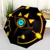 1 peça O Lendário Guarda-chuva Dobrável Portátil com Abertura/Fechamento Automático da Zelda com Estrutura de 8 Varetas para Mulheres/Homens, Uso em Todas as Estações a0901143