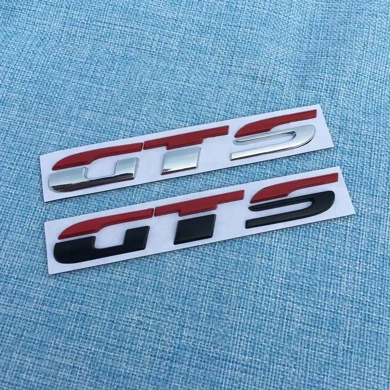 XXEV1 3D Metal GTS Logo Letter Car Rear Trunk Tail Door Side Sticker for Volkswagen VW Polo BORA Caddy Golf Jetta Touran Passat T-Roc