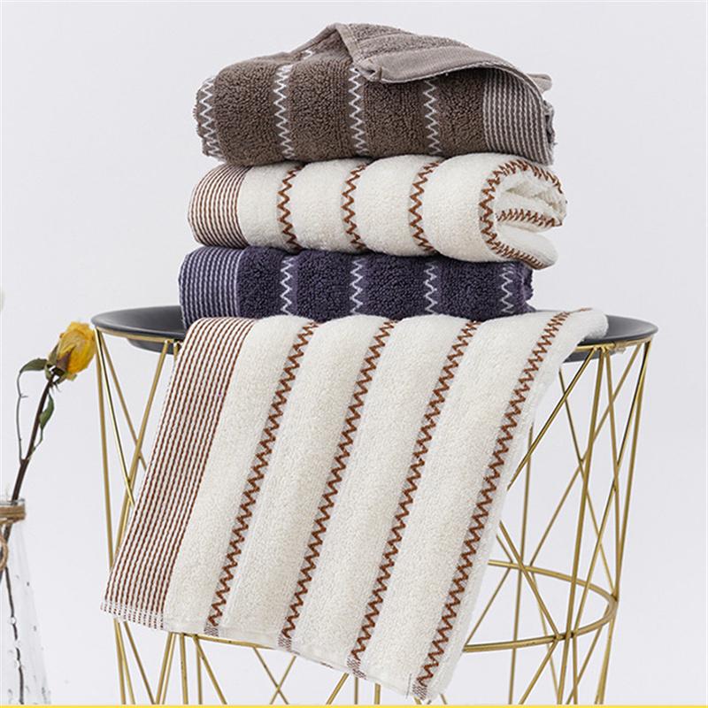 33x73cm Cotton Embroidery Face Hand Towel Soft Absorbent Comfortable Gift Household Textiles Bathroom Supplies