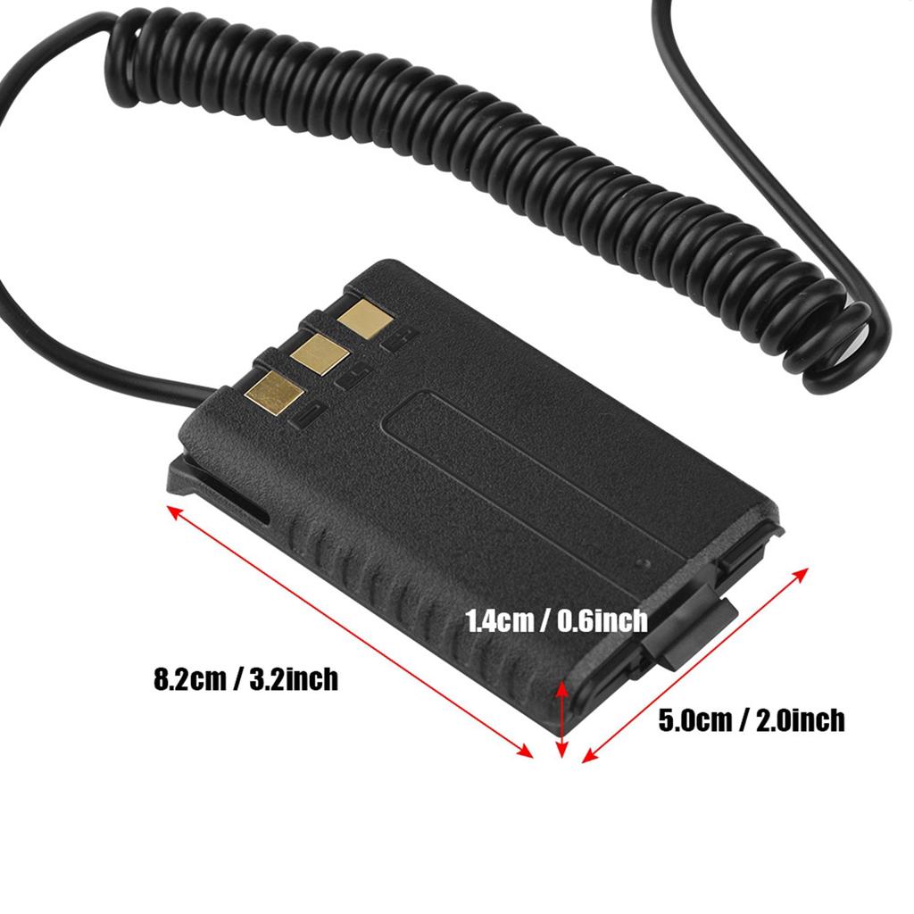 Adaptér nabíječky do auta pro Baofeng UV‑5r UV5RA+ UV5RB pro TYT TH‑F8 TH‑UVF9 vysílačku
