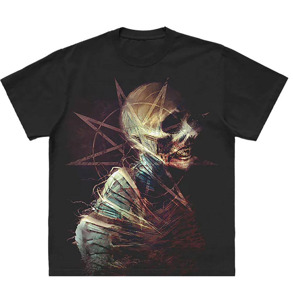 

Черная футболка унисекс Slipknot Profile Sublimation