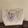 Korean woven bag women's 2025 new large-capacity commuter shoulder bag fashion portable tote bag shopping bag tide