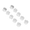 40 Pcs Beard Beads Metal Silver Exquisite Vintage Beard Ornaments for Hair Braiding Necklace