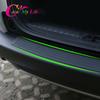 Carbon Fiber Car Rear Guard Bumper Protector Trim Cover Sticker for Chevrolet Cruze Trax Captiva Aveo Malibu