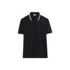 Burberry Polo Shirts Men's Black Polo Collar Moderate Straight Fit 81118111