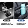 Car Cup Holder Limiter,Silicone Anti Shake Car Coasters for Cup Holders,Universal Self-Adhesive Car Cup Holder erts Stabilizer Car Accessories