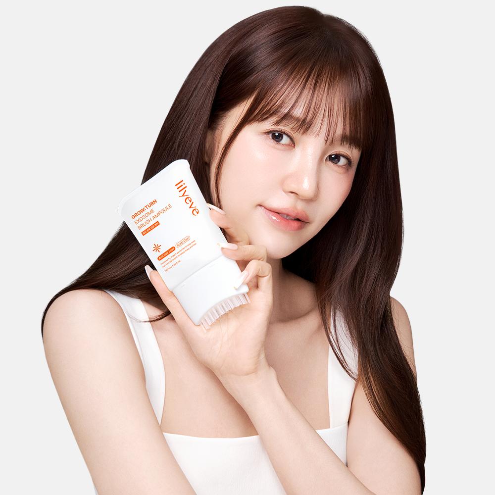 lilyeve Growturn Brush Ampoule 100ml – Scalp Care, Massage Applicator, Korean