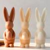 DIY Easter Bunny Egg Silicone Candle Mold Handmade Aroma Gypsum Epoxy Resin Form Mold Soap Candle Making Supplies
