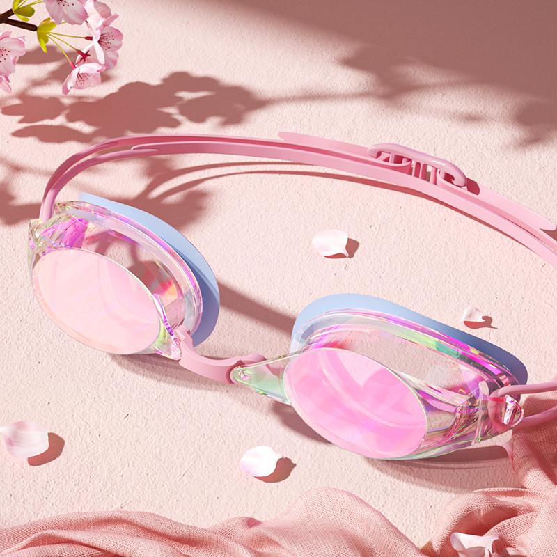 Unisex Profi Schwimmbrille für Erwachsene Beschlagsfrei Wasserdicht HD Sicht Schwimmbrille Bunte und Klare Gläser zur Auswahl