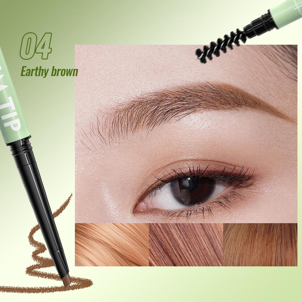 10 Color Ultra Fine Triangle Eyebrow Pencil Precise Brow Definer Long Lasting Waterproof Morandi Cool Brown Eyebow Makeup