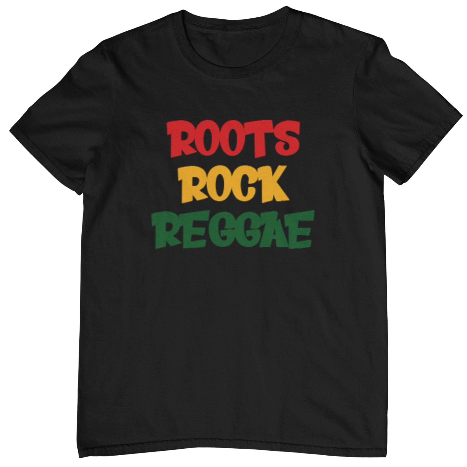 ROOTS ROCK REGGAE - T-Shirt Reggae Dub Roots Ska Sean Paul DJ Bob Marley UB40 M