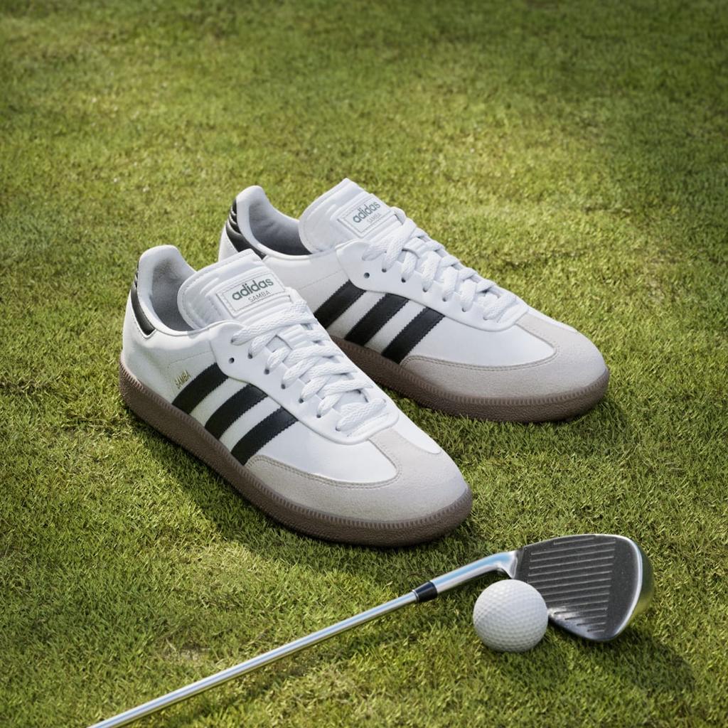 adidas Samba Golf JH6149 Unisex Performance Sports Shoes Cloud White / Core Black / Gum