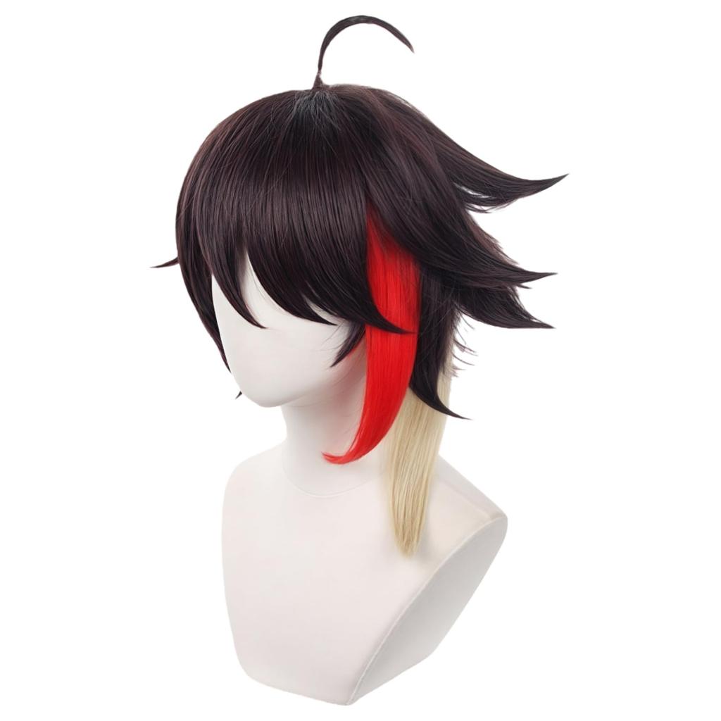 Sizuuenn VTuber Akina Saegusa Cosplay Wig with Perfect for School Cultural and Photo Shoots Wig, Heat-Resistant, Net, Events, Festivals, Festivals,