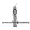 Anti-Splash Stainless Steel Nail Clippers, Large Opening for Thick Nails, Portable Gray Single Set.