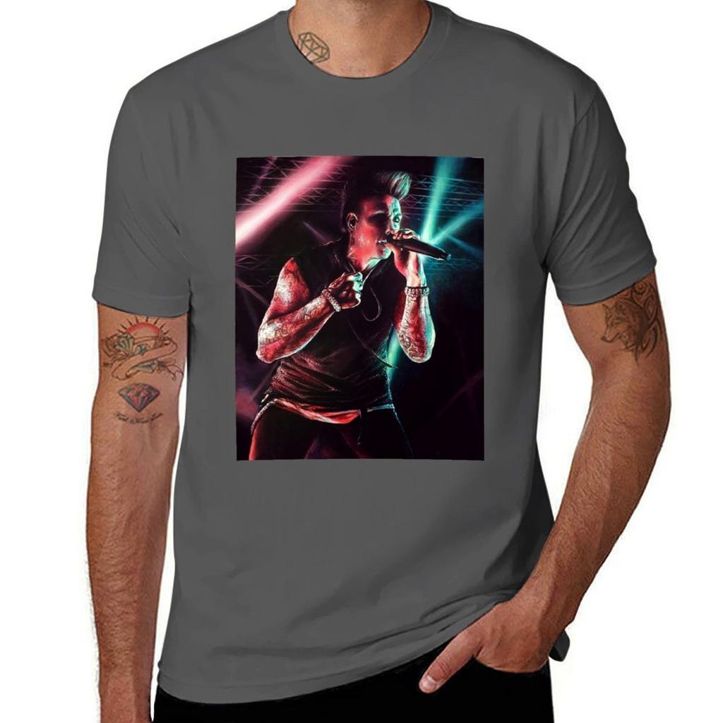 Jacoby Shaddix Papa Roach Fan Art Panicgraphics Tshirt Casual Basic Street Style Tshirt