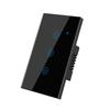 LangYeao Tuya WiFi US AU 1/2/3/4 Gang Smart Touch Wall Light Switch Work with Alexa and Google Home with Neutral Wire