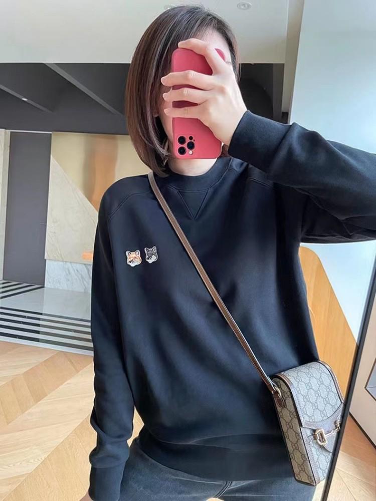 MK Fox Head Crew Neck Cotton Sweatshirt for Men and Women - Autumn/Winter Collection