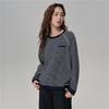 Giordano Women's Retro Striped Loose-Fit Long-Sleeve T-Shirt