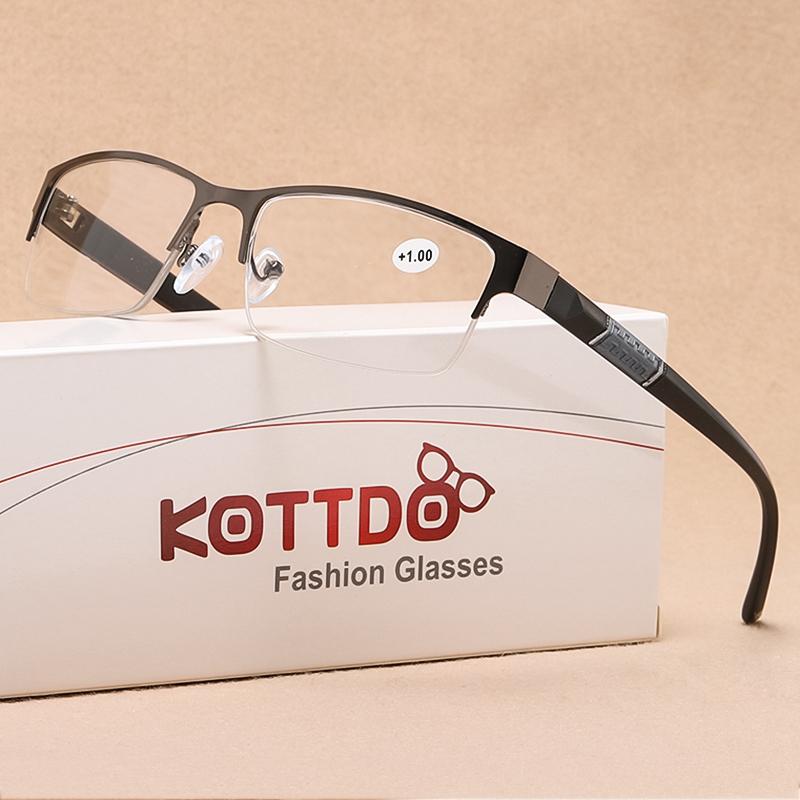 New Frame Computer Hyperopia Presbyopia Eyeglasses Anti-Blue Light Reading Glasses Men Business Glasses +1.0 +1.5 +2.0 +2.5 +3.0