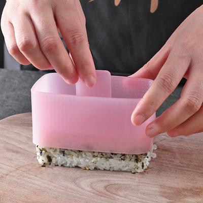 Prostokątna Forma do Robienia Sushi Wielowarstwowa Onigiri Kulka Ryżowa Akcesoria Kuchenne do Bento Zrób to Sam Forma do Ryżu Narzędzia do Gotowania Pieczenia