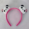 Adorable 2026 Panda Hair Accessory: Cute Round Headband & Funny Clip for Girly Wash Face Routine
