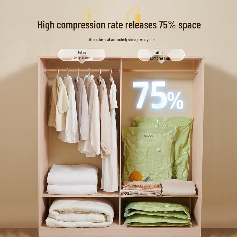 ecoco Vakuum-Kompressions-Aufbewahrungsbeutel