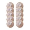 10pcs Powder Puff Cotton Cosmetic Face Makeup Powder Puffs Pads With Ribbon For Loose And Foundation 2.36 Inch