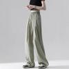 Drapey Wide Leg High Waist Summer Pants for Women - Slimming and Floor-Length, Yamamoto Style 2025