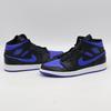 554724-068 NIKE AIR JORDAN 1 MID BLACK BLUE (Men's)
