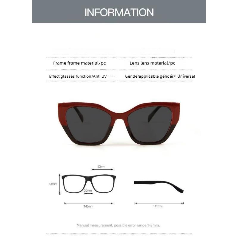 Stylish Cat Eye Photochromic Myopia Glasses for Women Men Large Frame Fashion Lightweight High End Eyeglasses Diopters 0 To -4.0