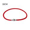 Handmade Red Black Braided String Bracelet for w/ Magnetic Clasp Lucky Jewelry D